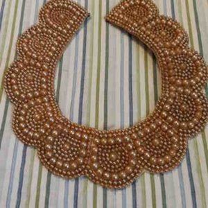 Vintage Faux Pearl Collar